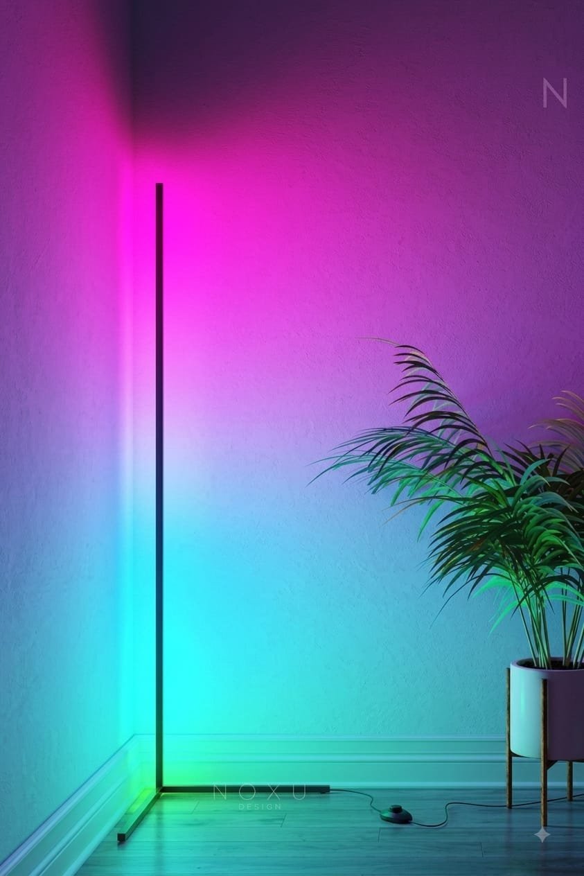 NOXU RGB CORNER FLOOR LAMP - "Gradient Mood Light" 140CM
