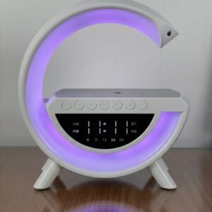 G-SHAPE SMART LED ALARM CLOCK - "RGB Wireless Charger Speaker"