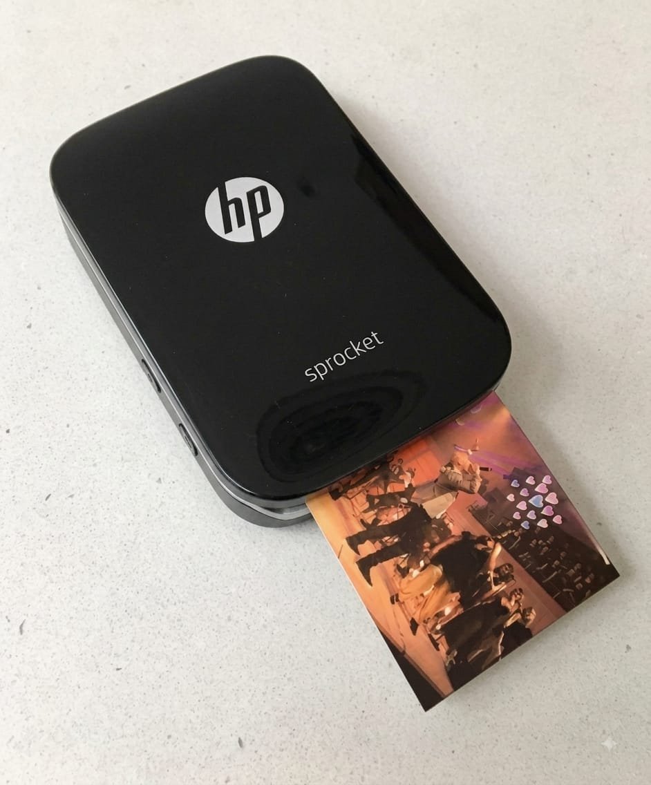 HP Sprocket Portable Photo Printer - Black