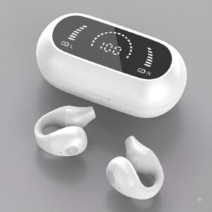OPEN EAR EARBUDS WITH LED DISPLAY CASE
