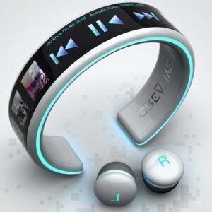 2-IN-1 SMART BRACELET WITH WIRELESS EARBUDS